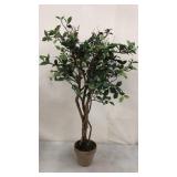 Planter with Faux Greenery 33'