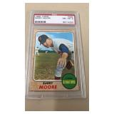 1968 Topps Senators Barry Moore GRADED Card