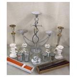 Candles and Candleholders Lot