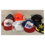 8 Vintage Hats / Truckers Hats