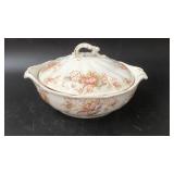 Vintage W.H. Grindley Covered Dish 10'