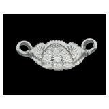 9' American brilliant cut Crystal nappy server