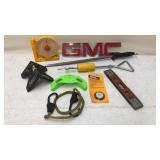 GMC Emblem and Assorted Tools