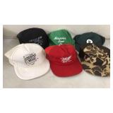 6 Vintage Hats / Truckers Hats