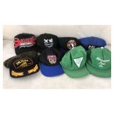 8 Vintage Hats / Truckers Hats