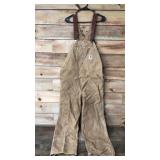Menï¿½s Carhartt Bib Overalls 36 x 32