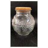Decorative Grapes and Leaves Jar 10'