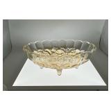 12' harvest grape footed oval glass server