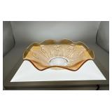 12' iris and herringbone floated serving bowl