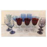 12 Assorted Stem Glasses