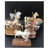 5 Carousel Horses