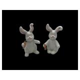 Fitz and Floyd Easter bunnies S&P set