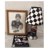 Dale Earnhardt Lot - Lamp and More