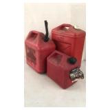 3 Gas Cans