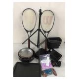 Tennis Rackets, Pans, Gaming etc