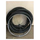 4 - 24' Bike Tires and a Wheel