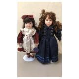 2 Porcelain Dolls 15' & 16ï¿½