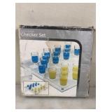 Shot Glass Checkers Set - Complete