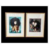 Pair abstract naturally I & naturally maya prints