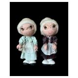 14' vintage paper mache grannie figures