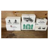 6 dept 56 Christmas items Harley Davidson etc