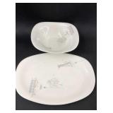 Iroquois Platter and Bowl