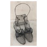 Wire Decor Shoes and Purse
