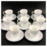 8 Corelle Cups and Saucers