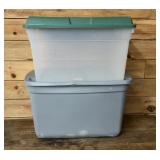 2 totes with lids