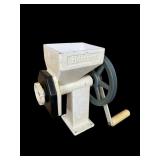 Antique heidelberg cast iron enamel grain mill