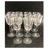 10 Stem Glasses 6'
