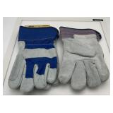 2 new pair of heavy duty work gloves L/XL
