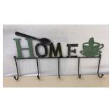 18' Metal HOME Coat Rack