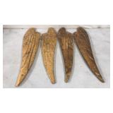 2 Pair Wooden Angel Wings 23'