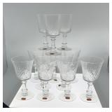 12 Fostoria 'Wakefield' Crystal stems