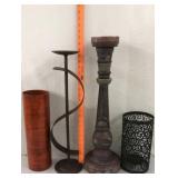 4pc Candle Stands / Vase Decor