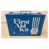 Vintage Metal First Aid Kit Box
