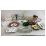 Large Glassware Lot - Plates, Platters, Bowls etc
