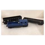 3 Lionel Train Cars