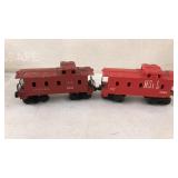 2 Lionel Cabooses 6059 & 6357