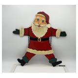 15' hanging metal Santa decoration