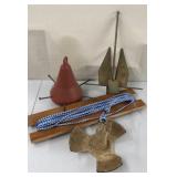 3 Boat Anchors and Rope