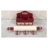 Vintage Kitchen Caddy Utensil holder