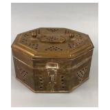 Vintage Brass Trinket Cricket Box 8' x 4ï¿½