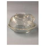 Bunny on a Nest - Indiana Glass 7'