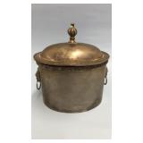 Silver Plate Lions Head Ice Bucket 7'