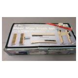 New 6pc Steel Wire Brush Set