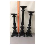 3 Nice Candleholders