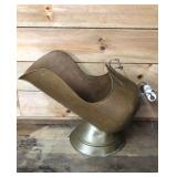 Old Copper Coal Scuttle