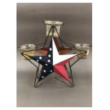 Metal Star Candle Holder 10'
